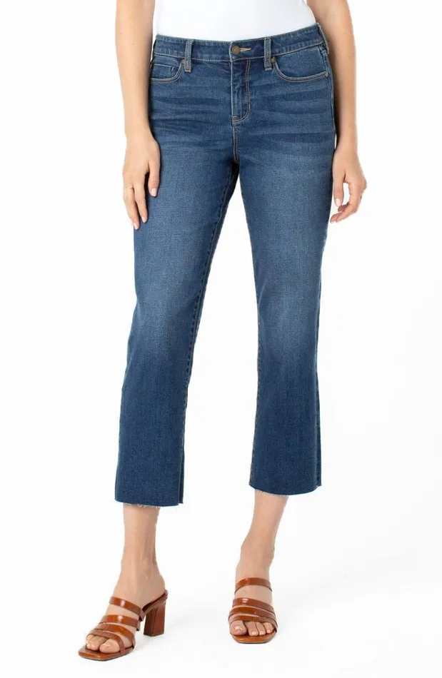 Crops Women Liverpool Los Angeles Crop Straight With Fray Hem Eco Tea Tree