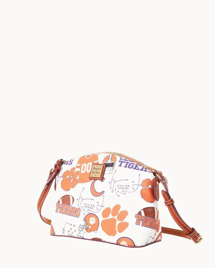 Crossbodies Women Dooney and Bourke Collegiate Clemson University Suki Crossbody Clemson