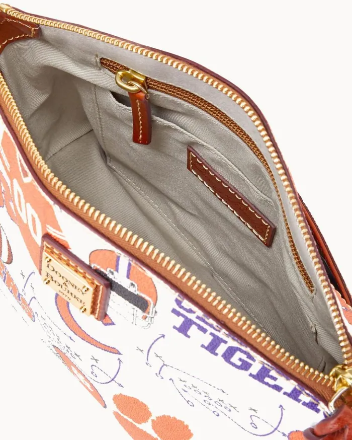 Crossbodies Women Dooney and Bourke Collegiate Clemson University Suki Crossbody Clemson