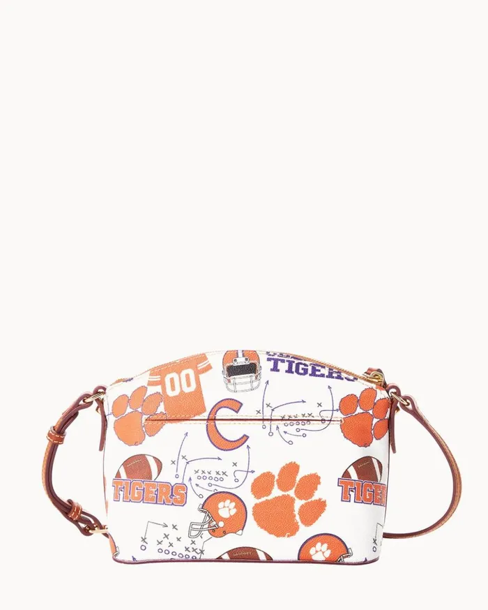 Crossbodies Women Dooney and Bourke Collegiate Clemson University Suki Crossbody Clemson