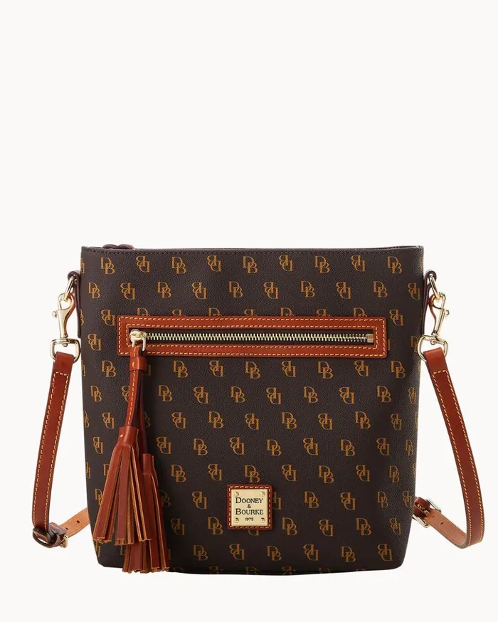 Crossbodies Women Dooney and Bourke Gretta Lani Crossbody Brown Tmoro