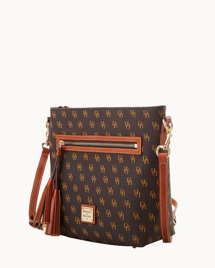 Crossbodies Women Dooney and Bourke Gretta Lani Crossbody Brown Tmoro