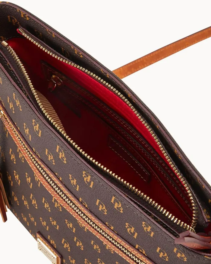 Crossbodies Women Dooney and Bourke Gretta Lani Crossbody Brown Tmoro