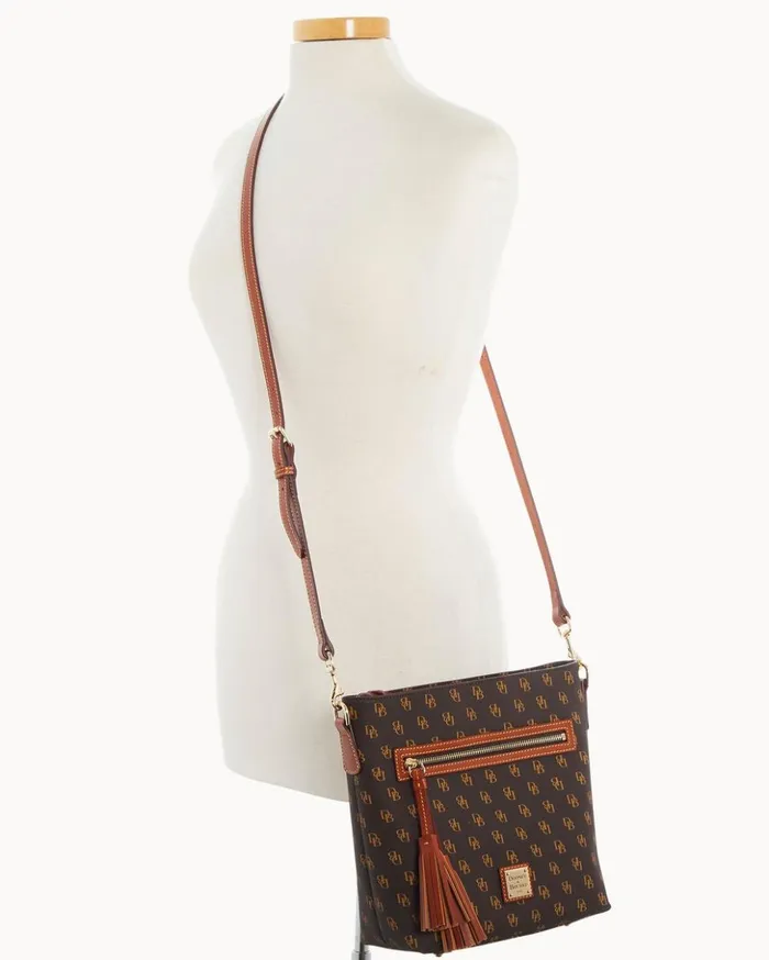Crossbodies Women Dooney and Bourke Gretta Lani Crossbody Brown Tmoro