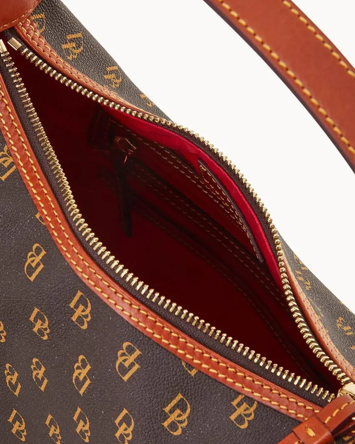Crossbodies Women Dooney and Bourke Gretta Paige Crossbody Brown Tmoro