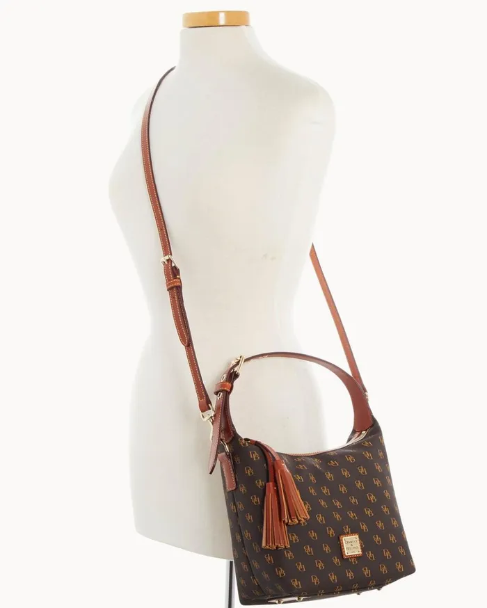 Crossbodies Women Dooney and Bourke Gretta Paige Crossbody Brown Tmoro