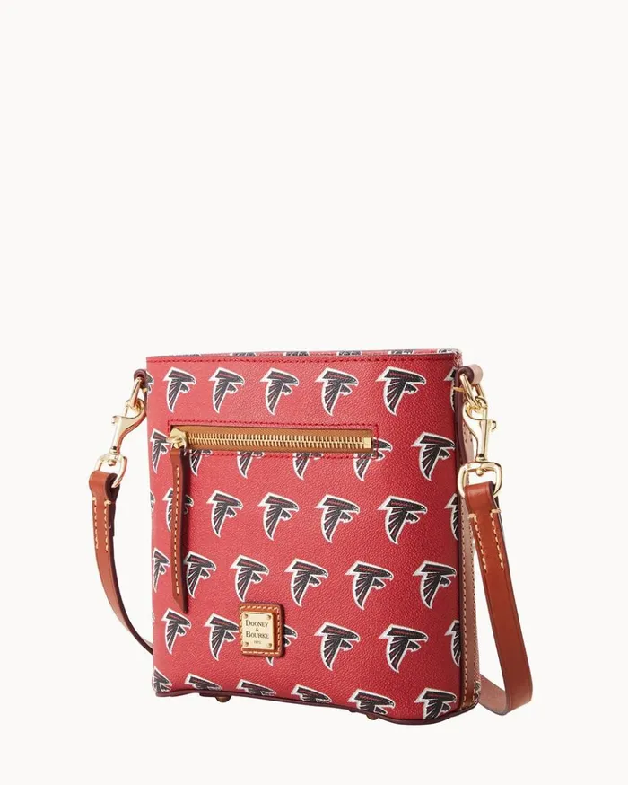 Crossbodies Women Dooney and Bourke NFL Falcons Small Zip Crossbody Falcons
