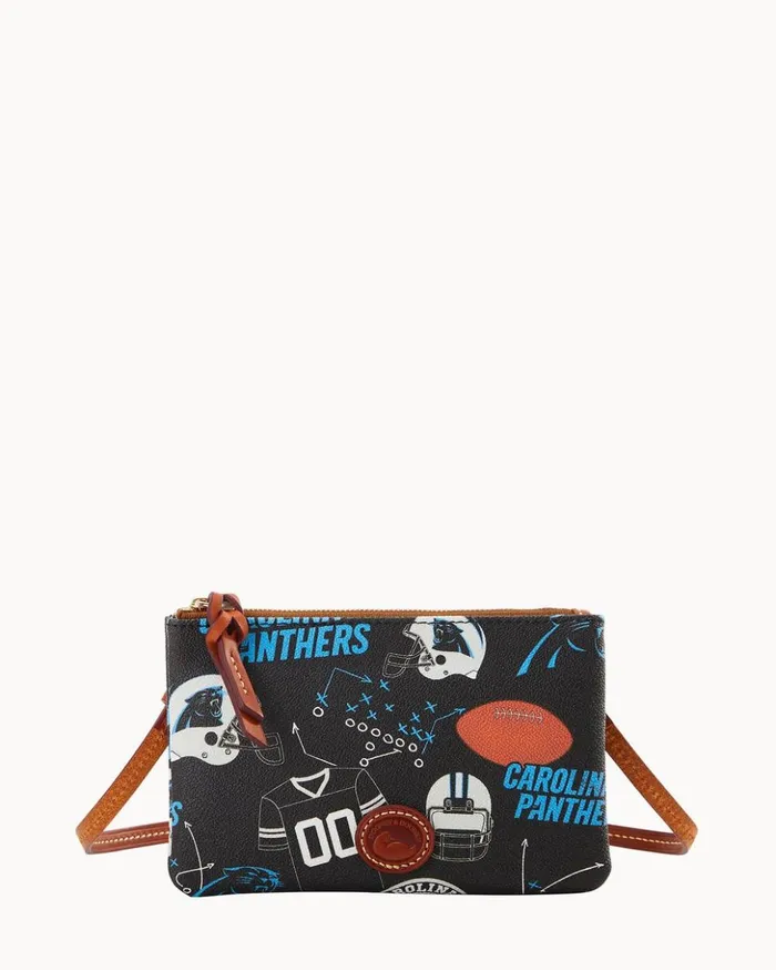 Crossbodies Women Dooney and Bourke NFL Panthers Top Zip Crossbody Panthers