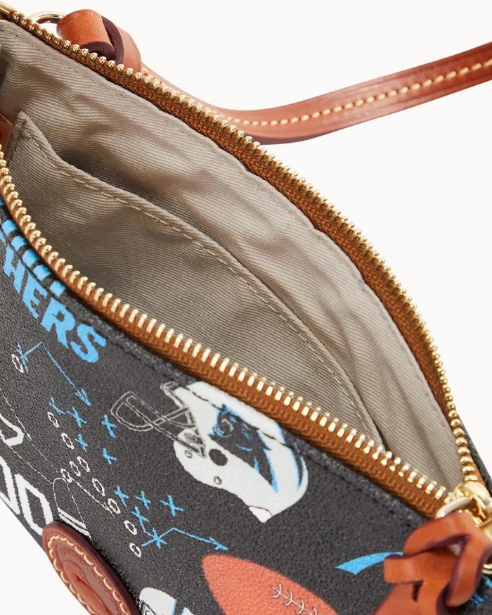 Crossbodies Women Dooney and Bourke NFL Panthers Top Zip Crossbody Panthers