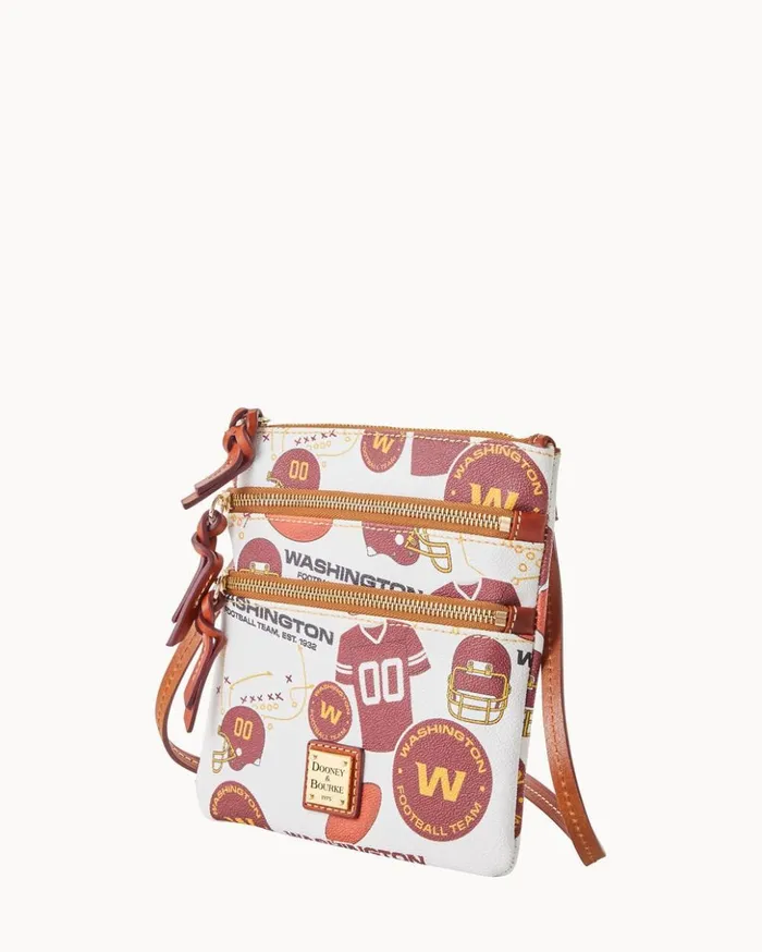 Crossbodies Women Dooney and Bourke NFL Washington North South Triple Zip Crossbody Washington Crossbodies Women Dooney and Bourke NFL Washington North South Triple Zip Crossbody Washington