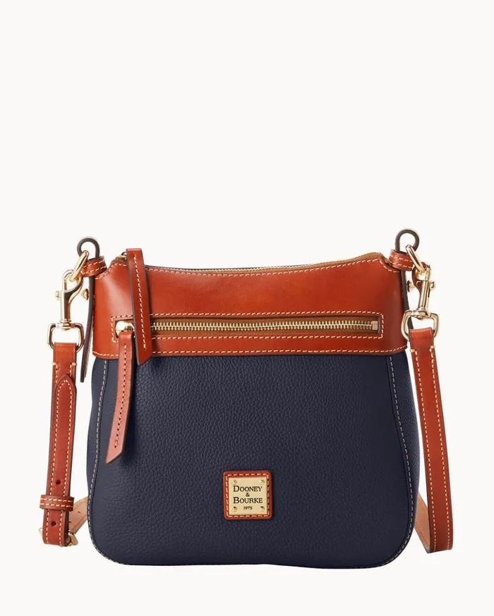 Crossbodies Women Dooney and Bourke Pebble Grain Crossbody 25 Midnight Blue