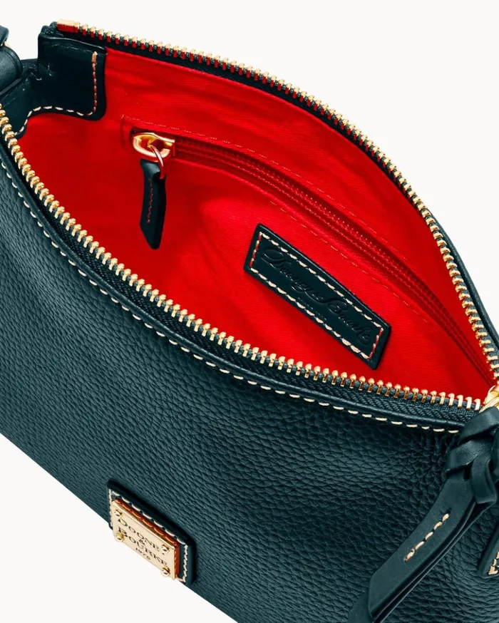 Crossbodies Women Dooney and Bourke Pebble Grain Crossbody Pouchette Black Black Crossbodies Women Dooney and Bourke Pebble Grain Crossbody Pouchette Black Black