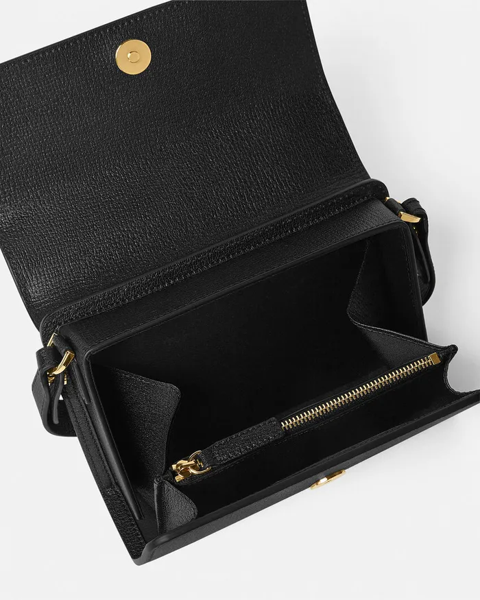 Crossbody and Messengers Men Versace Medusa Biggie Messenger Bag Blackgold