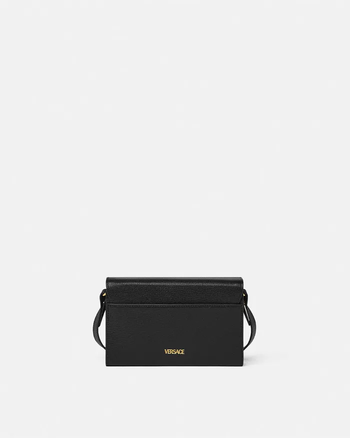 Crossbody and Messengers Men Versace Medusa Biggie Messenger Bag Blackgold