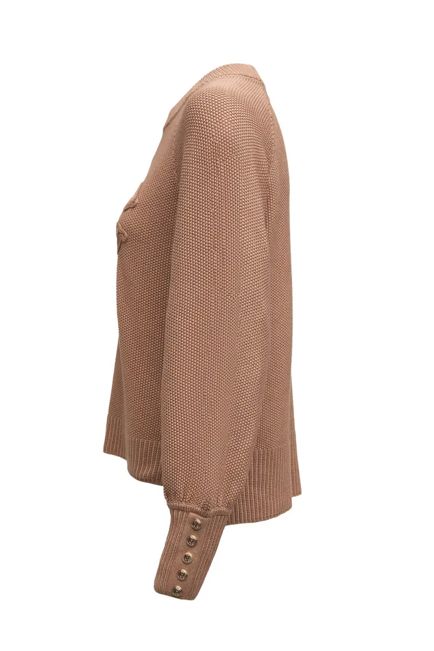 Daisy Knit Camel Women Holland Cooper Knitwear Daisy Knit Camel Women Holland Cooper Knitwear