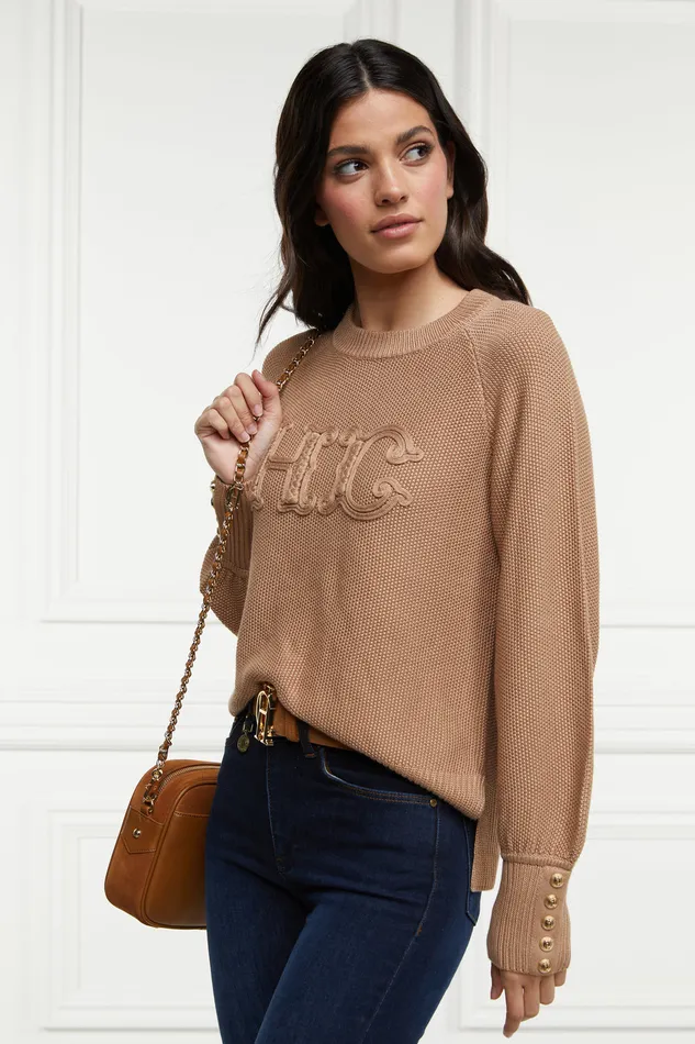 Daisy Knit Camel Women Holland Cooper Knitwear Daisy Knit Camel Women Holland Cooper Knitwear