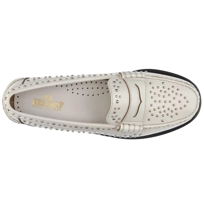 DAN STUDS White Women Sebago Loafers DAN STUDS White Women Sebago Loafers