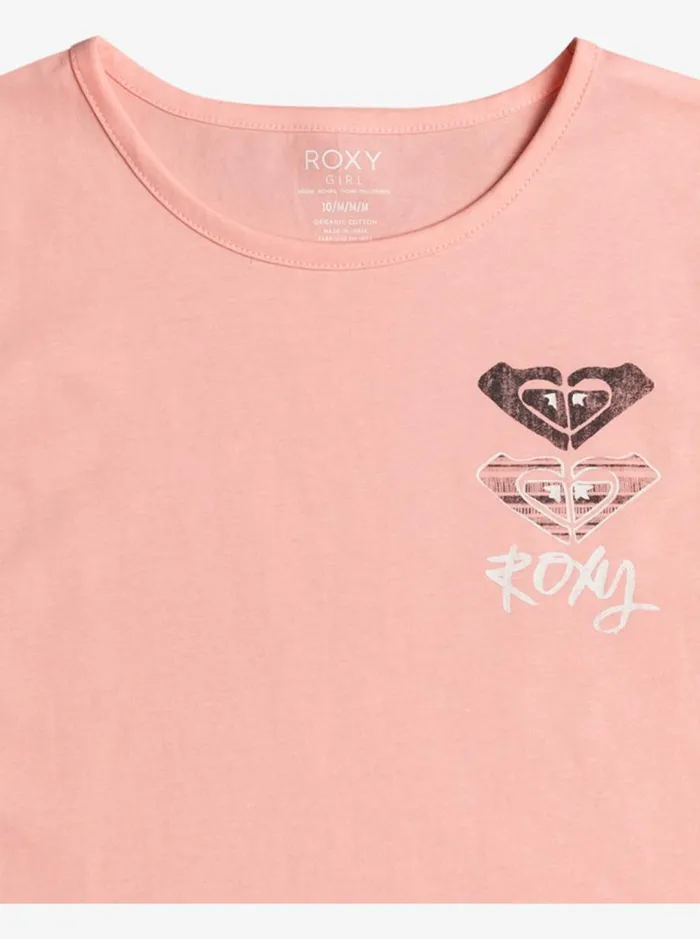 Day And Night 8211 Short Sleeves Tshirt For Girls 4 8211 16 Candlelight Peach Kids Roxy Mini Me