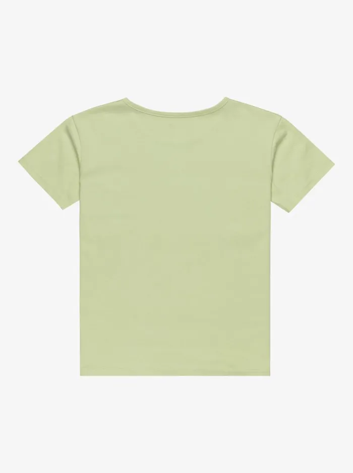 Day And Night 8211 Short Sleeves TShirt For Girls 4 8211 16 Foam Green Kids Roxy Tshirts and Shirts