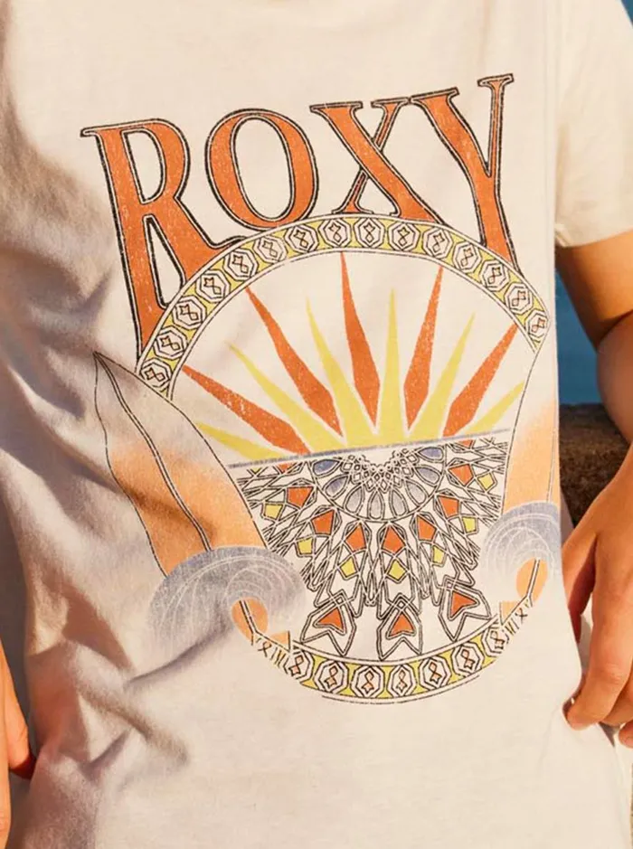 Day And Night Vintage 8211 Short Sleeves Tshirt For Girls 4 8211 16 Egret Kids Roxy Tshirts and Shirts