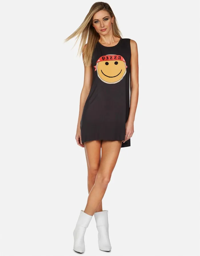 Deanna Happy Pizza Onyx Women039s Lauren Moshi Dresses