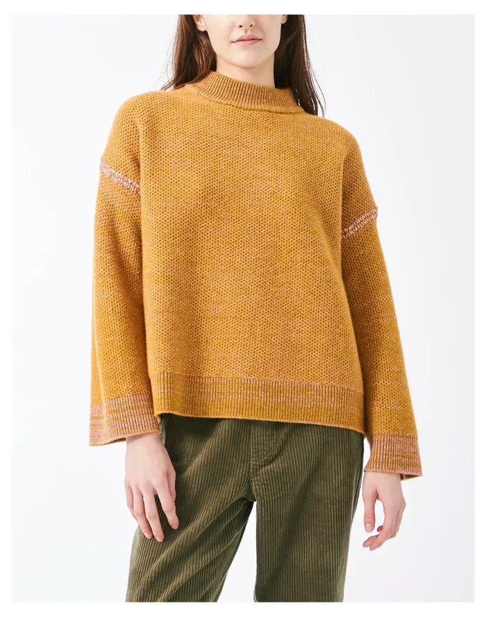DEMY BY DEMYLEE Gabi Sweater Brass Women Madewell Sweaters