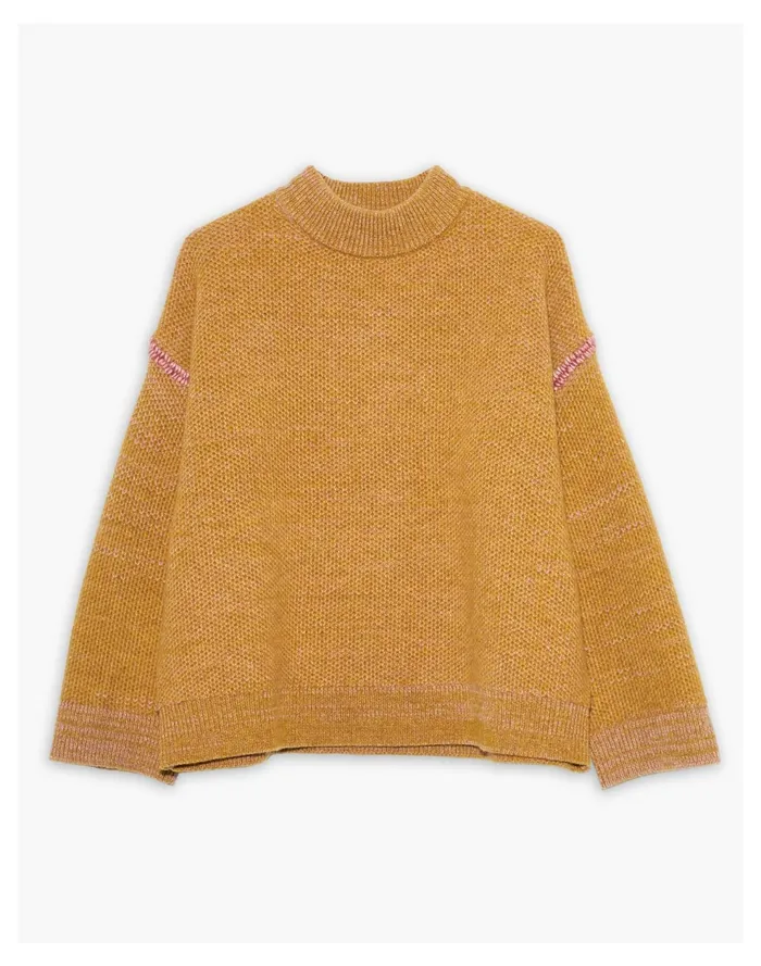 DEMY BY DEMYLEE Gabi Sweater Brass Women Madewell Sweaters