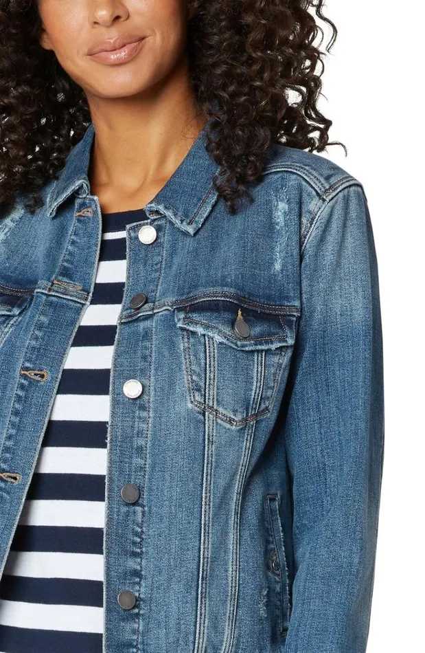 Denim Jackets Women Liverpool Los Angeles Classic Jean Jacket Chipman