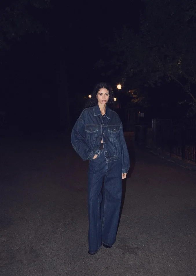 Denim Women Agolde Dame High Rise Wide Leg No Cuff Pendulum