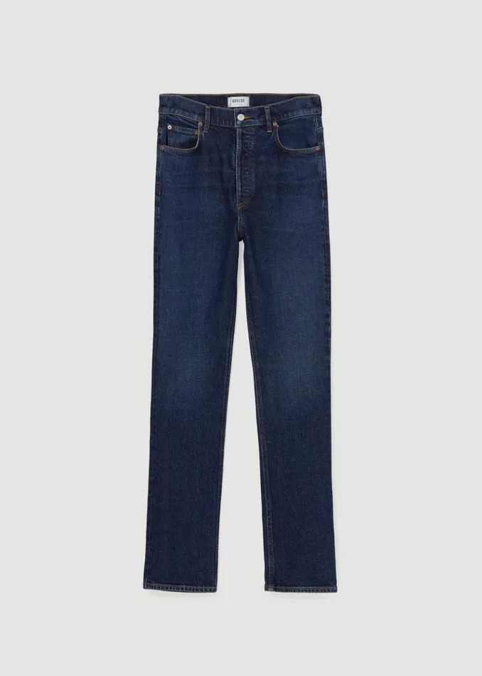 Denim Women Agolde Freya High Rise Slim Stretch Divided