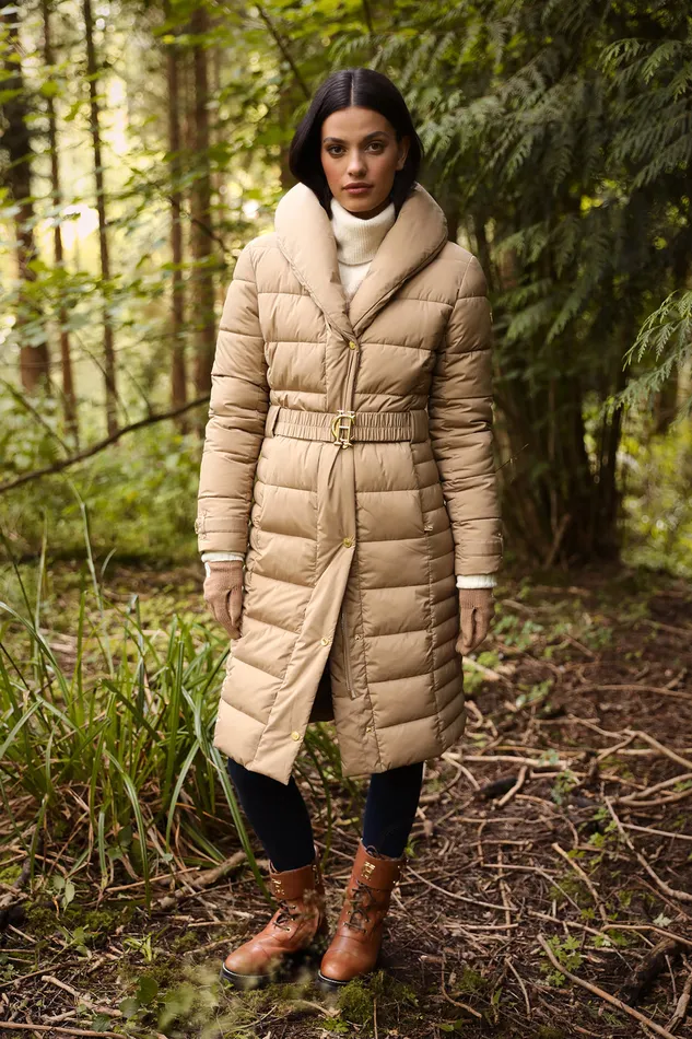 Denver Padded Coat Champagne Women Holland Cooper Coats
