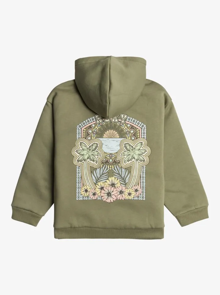 Different Pulses 8211 ZipUp Hoodie For Girls 4 8211 16 Oil Green Kids Roxy Sweatshirts and Hoodies Different Pulses 8211 ZipUp Hoodie For Girls 4 8211 16 Oil Green Kids Roxy Sweatshirts and Hoodies