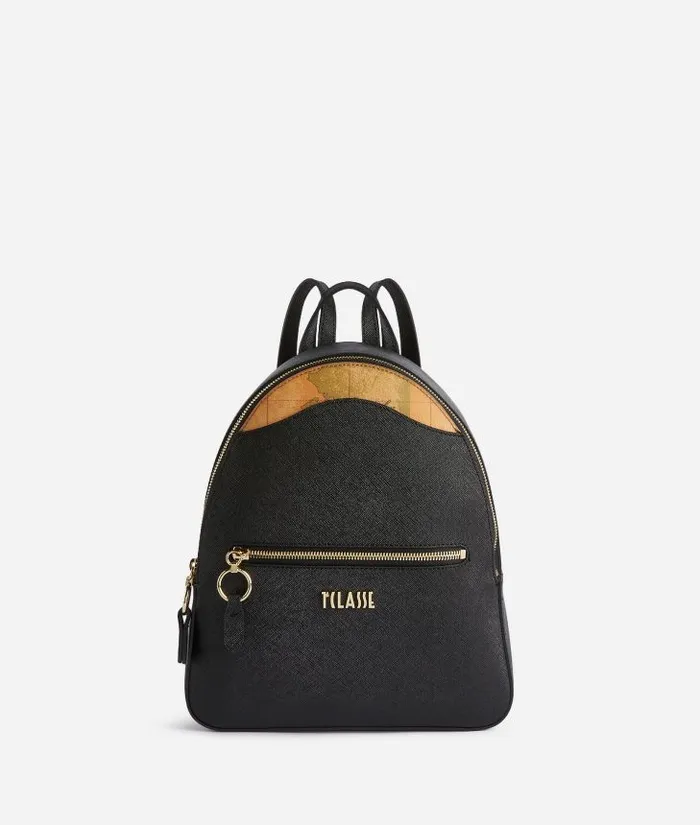 Digital City Backpack Black Woman Alviero Martini Backpacks Bucket and Belt Bags