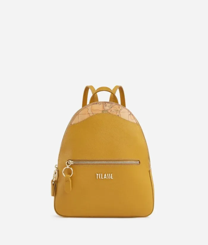 Digital City Backpack Oil Yellow Woman Alviero Martini Backpacks Bucket and Belt Bags