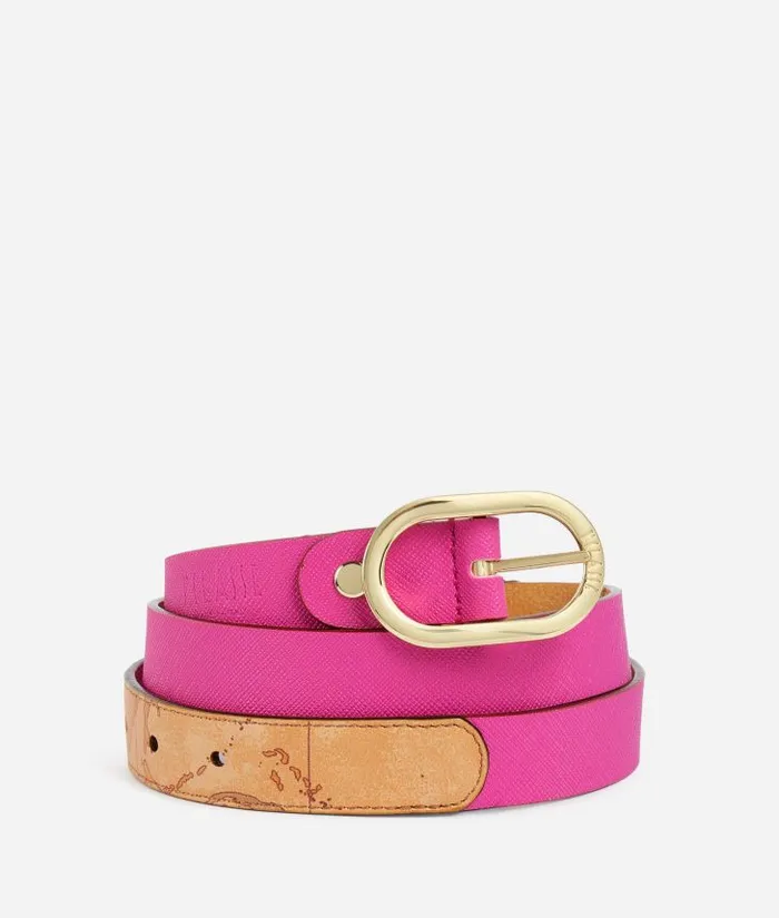 Digital City Reversible Belt Magenta Woman Alviero Martini Belts