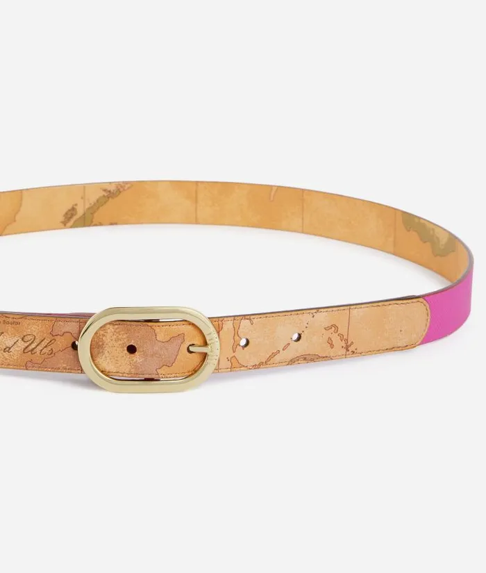 Digital City Reversible Belt Magenta Woman Alviero Martini Belts