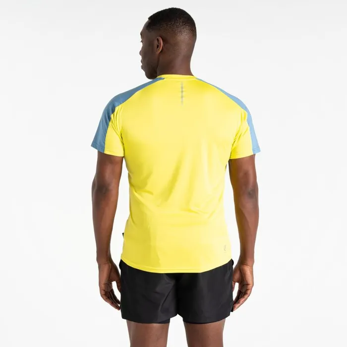 Discernible III Tshirt Neon Spring Blue Men Dare 2b Gym Tops