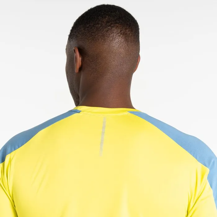 Discernible III Tshirt Neon Spring Blue Men Dare 2b Gym Tops