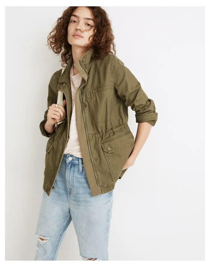 Dispatch Jacket Desert Olive Women Madewell Jackets