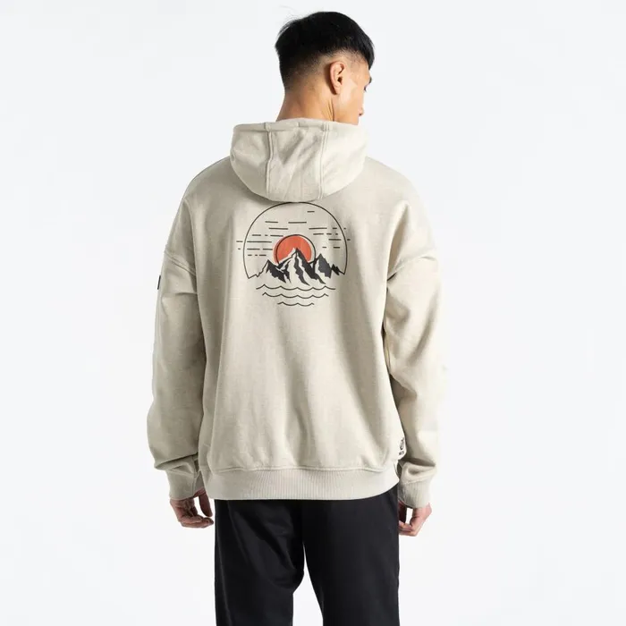 Distinctly Graphic Hoodie Willow Grey Men Dare 2b Hoodies and Sweatshirts