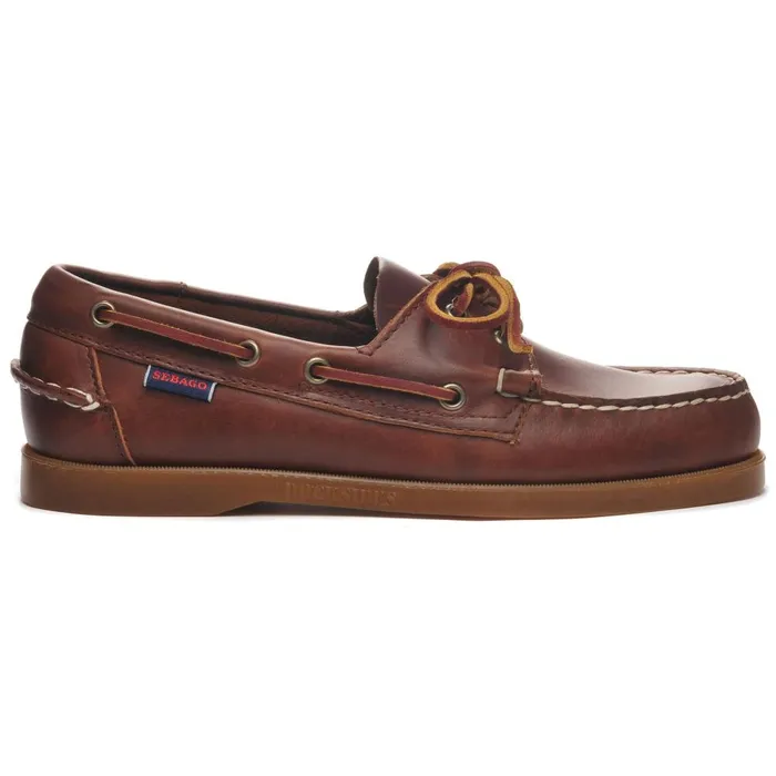 DOCKSIDES PORTLAND WAXED Brown Men Sebago Boat Shoes