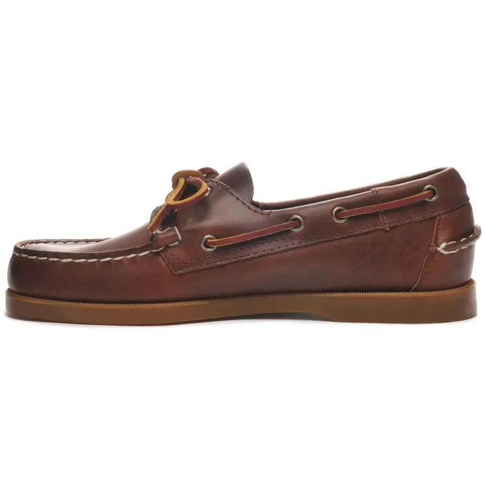 DOCKSIDES PORTLAND WAXED Brown Men Sebago Boat Shoes DOCKSIDES PORTLAND WAXED Brown Men Sebago Boat Shoes