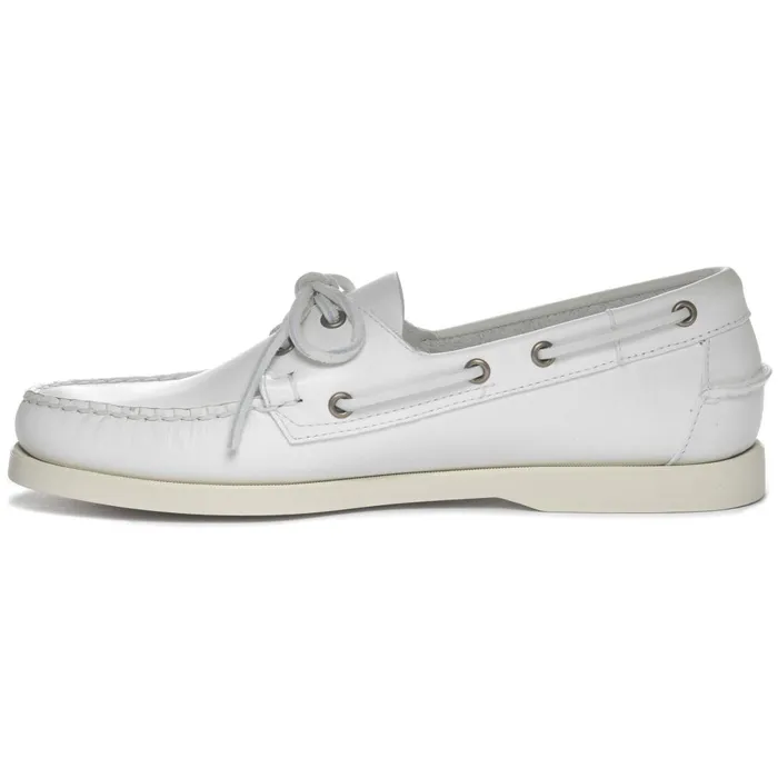 DOCKSIDES PORTLAND White Men Sebago Boat Shoes