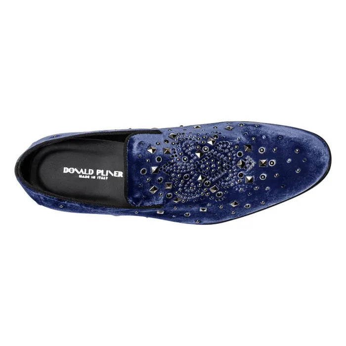 Donald Pliner Dress SPENCER Midnight Studded 8211 Men Donald Pliner Dress SPENCER Midnight Studded 8211 Men