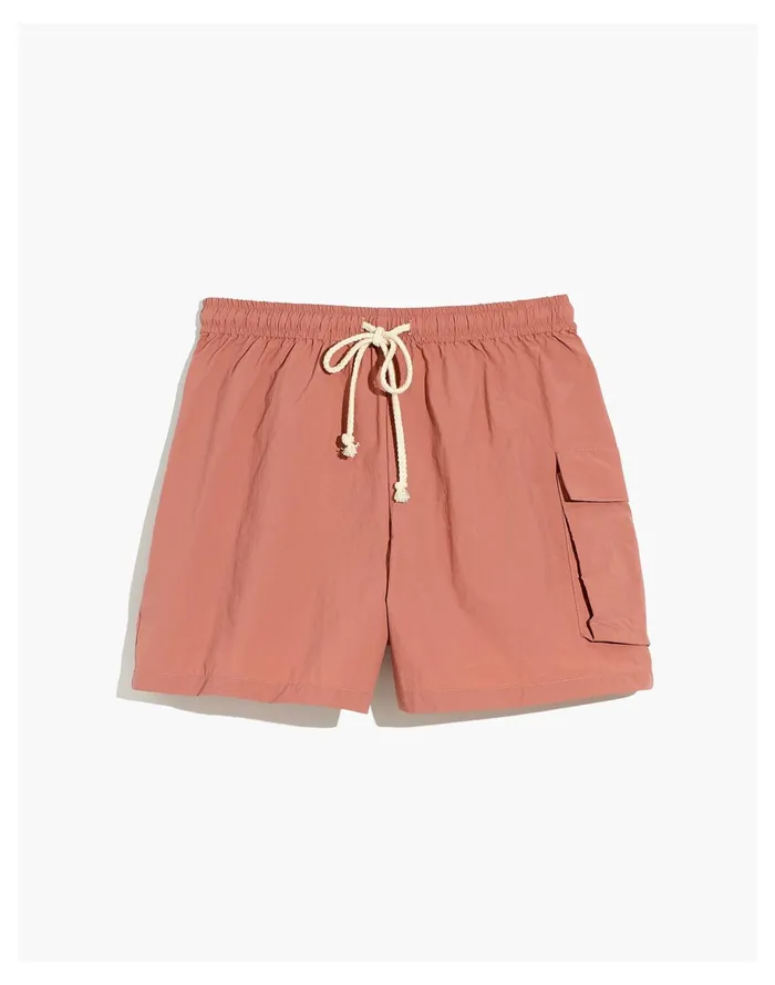 Donni Nylon Cargo Shorts Rhubarb Women Madewell Activewear