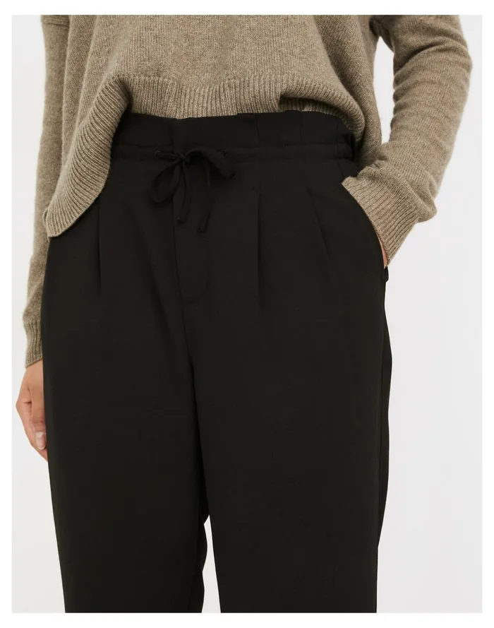 Drapey Drawstring Paperbag Pants True Black Women Madewell Pants Drapey Drawstring Paperbag Pants True Black Women Madewell Pants