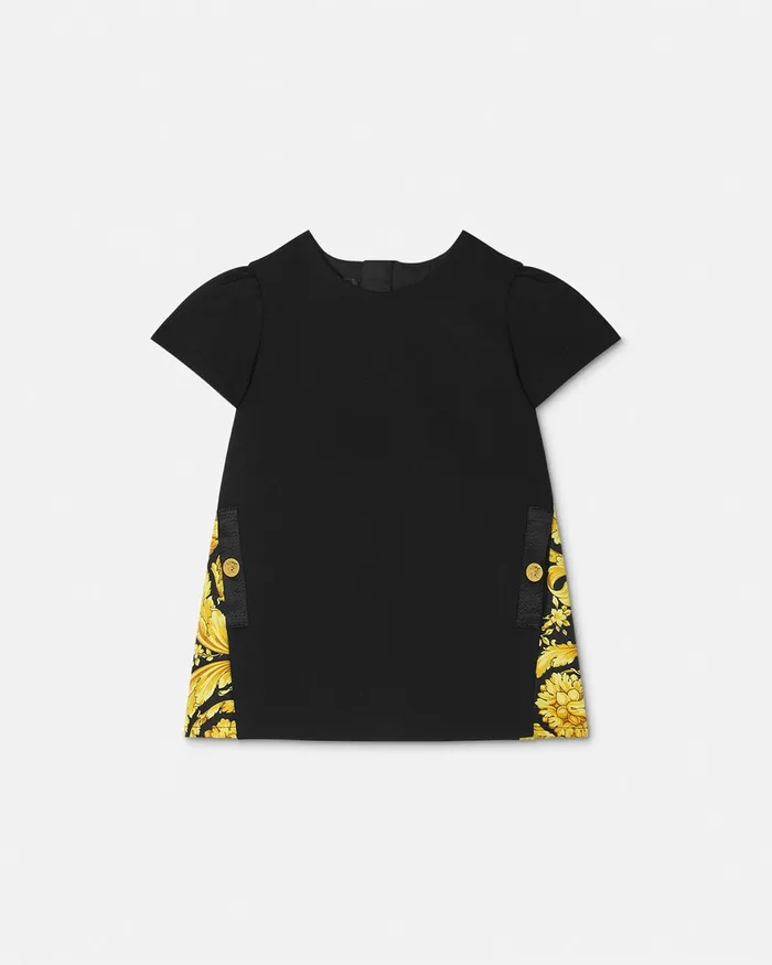 Dresses Kids Versace Barocco Baby Dress Black