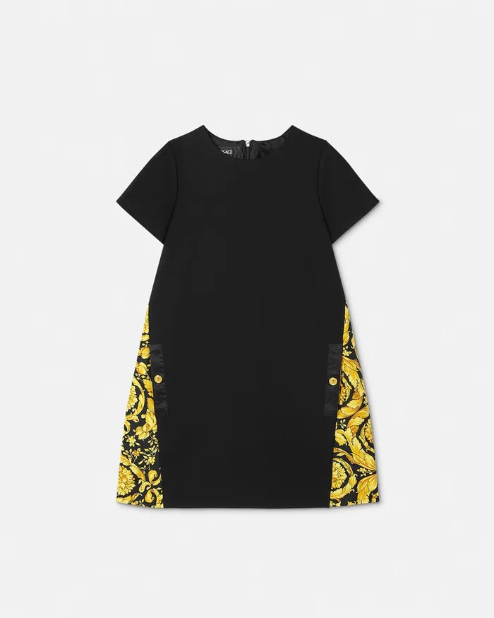 Dresses Kids Versace Barocco Dress Black