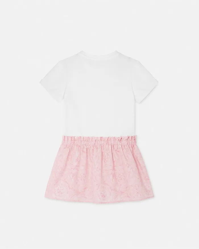 Dresses Kids Versace Barocco TShirt Dress Light Pink