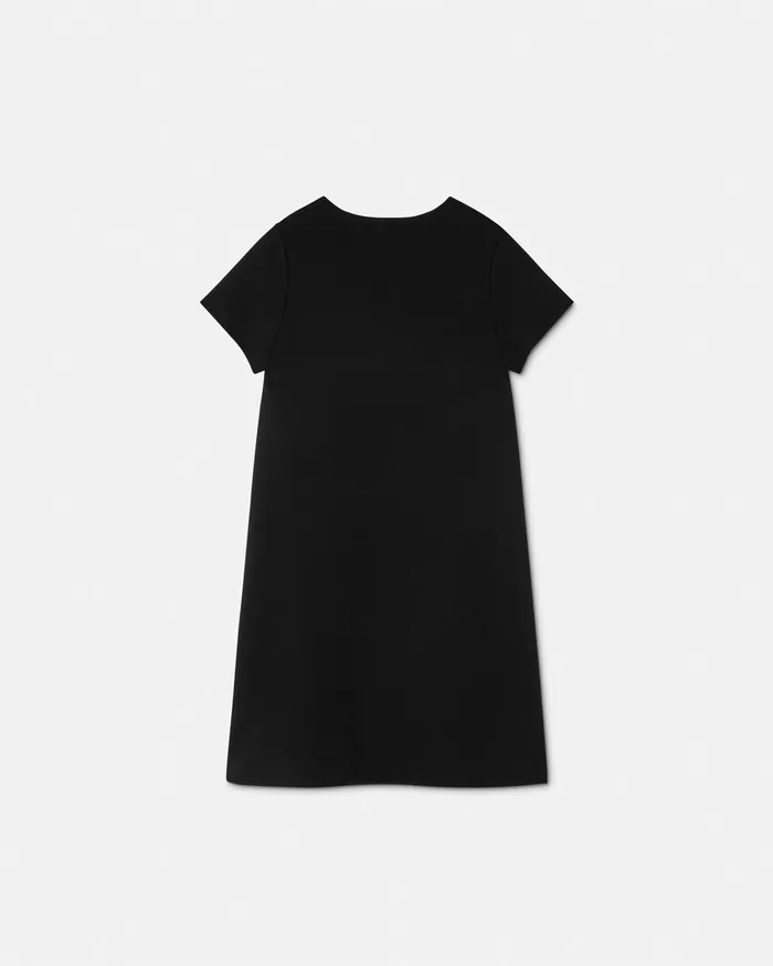 Dresses Kids Versace Embellished Logo Dress Black